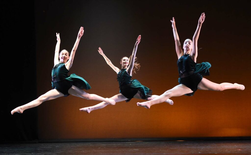 children dancing on stage